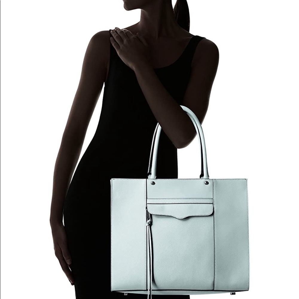 New Rebecca Minkoff leather large mab tote bag